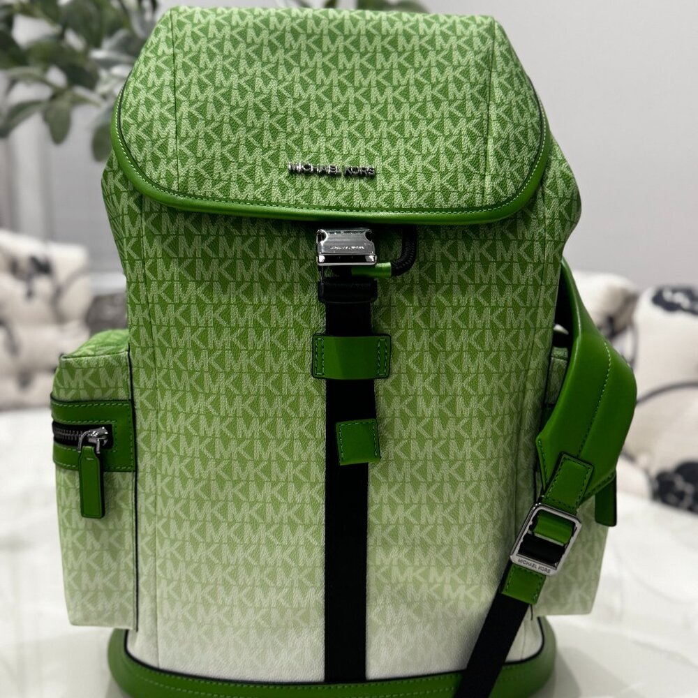 Michael Kors Cooper Utility Backpack – Logo Canvas Ombre | Laptop Backpack